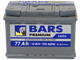 Миниатюра изображения товара Автомобильный аккумулятор BARS Premium 77 R / 077 231 09 0 L (77 А/ч)