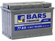 Миниатюра изображения товара Автомобильный аккумулятор BARS Premium 77 R / 077 231 09 0 L (77 А/ч)