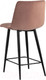 Миниатюра изображения товара Стул барный Stool Group Джанго полубарный / vd-django-b15 (велюр пыльно-розовый)