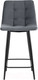 Миниатюра изображения товара Стул барный Stool Group Джанго полубарный / vd-django-b27 (велюр темно-серый)