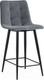 Миниатюра изображения товара Стул барный Stool Group Джанго полубарный / vd-django-b27 (велюр темно-серый)