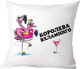 Миниатюра изображения товара Подушка декоративная Print Style Королева вхламинго 40x40new50