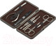 Миниатюра изображения товара Набор для маникюра Dewal 905BROWN (коричневый)