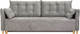 Миниатюра изображения товара Диван KRONES Цезарь 3 (велюр кофейно-серый)