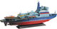 Миниатюра изображения товара Сборная модель Звезда Российский атомный ледокол проект 22220 Арктика / 9044