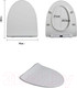 Миниатюра изображения товара Сиденье для унитаза WeltWasser Welzbach 004 GL-WT