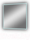 Миниатюра изображения товара Зеркало Континент Trezhe Led 100x100 (с бесконтактным сенсором холодная подсветка)