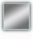 Миниатюра изображения товара Зеркало Континент Trezhe Led 100x100 (с бесконтактным сенсором холодная подсветка)