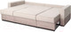Миниатюра изображения товара Диван Мебельград Бостон 2800 Стандарт (лана бежевый/лана бежевый/лана капучино)