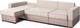 Миниатюра изображения товара Диван Мебельград Бостон 2800 Стандарт (лана бежевый/лана бежевый/лана капучино)