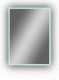 Миниатюра изображения товара Зеркало Континент Trezhe Led 50x70 (с бесконтактным сенсором, холодная подсветка)