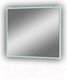 Миниатюра изображения товара Зеркало Континент Trezhe Led 80x70 (с бесконтактным сенсором, холодная подсветка)