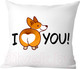 Миниатюра изображения товара Подушка декоративная Print Style Я люблю тебя / 40x40new60