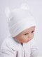 Миниатюра изображения товара Шапочка для малышей Amarobaby Nature Essence Bear / AB-OD22-NE16Be/33-40 (молочный)