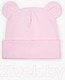 Миниатюра изображения товара Шапочка для малышей Amarobaby Nature Essence Bear / AB-OD22-NE16Be/06-40 (розовый, р. 40)