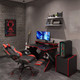 Миниатюра изображения товара Геймерский стол Vmmgame Space 140 Dark Red / ST-3BRD