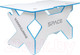 Миниатюра изображения товара Геймерский стол Vmmgame Space 140 Light Blue / ST-3WBE