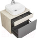 Миниатюра изображения товара Тумба с умывальником Акватон Лофт Урбан 80 (1A2476K4LQX60)