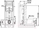 Миниатюра изображения товара Инсталляция для унитаза Berges Atom Line 410 040338 (с кнопкой)