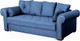 Миниатюра изображения товара Диван Мебельград Цезарь Стандарт (лана синий)