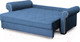 Миниатюра изображения товара Диван Мебельград Цезарь Стандарт (лана синий)