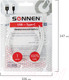 Миниатюра изображения товара Кабель Sonnen USB 2.0-Type-C / 513558 (белый)