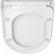Миниатюра изображения товара Сиденье для унитаза Quarter Bath SCD Slim 30SCD.03.02.03.02.02 (белый)