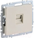 Миниатюра изображения товара Розетка IEK BR-K10-1-K10 (бежевый)