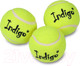 Миниатюра изображения товара Набор теннисных мячей Indigo Sport IN145 (3шт, желтый)