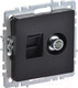 Миниатюра изображения товара Розетка IEK BR-AK20-1-K02 (черный)
