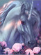 Миниатюра изображения товара Набор алмазной вышивки Алмазная живопись Единорог и розы / АЖ-1968