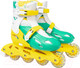 Миниатюра изображения товара Роликовые коньки Ricos Kudo PW-128 S (р-р 31-34, бирюзовый/желтый)