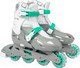 Миниатюра изображения товара Роликовые коньки Ricos Kudo PW-128 XS (р-р 27-30, бирюзовый/серый)