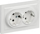 Миниатюра изображения товара Розетка IEK Brite BR-R21-16-K01-F (белый)