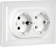 Миниатюра изображения товара Розетка IEK Brite BR-R21-16-K01-F (белый)