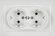 Миниатюра изображения товара Розетка IEK Brite BR-R21-16-K01-F (белый)