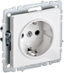 Миниатюра изображения товара Розетка IEK Brite BR-R11-16-K01 с заземлением (белый)