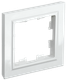 Миниатюра изображения товара Рамка для выключателей и розеток IEK Brite BR-M12-K01 (белый, 1 пост)