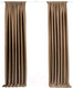 Миниатюра изображения товара Комплект штор Модный текстиль 112MT391028 (250x150, 2шт, шоколадный)