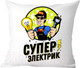 Миниатюра изображения товара Подушка декоративная Print Style Супер электрик / 40x40plat139