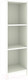 Миниатюра изображения товара Стеллаж Кортекс-мебель Бинго 30x106 (белый)