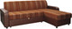 Миниатюра изображения товара Диван угловой Домовой Норманн 4УС (Milano 7412/Pepper Carlos Brown)