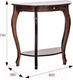 Миниатюра изображения товара Консольный столик Мебелик Элегант (орех)