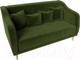 Миниатюра изображения товара Диван Лига Диванов Киото (микровельвет зеленый)
