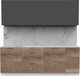 Миниатюра изображения товара Кухонный гарнитур Интермебель Микс Топ-7 2.2м без столешницы (графит серый/дуб каньон)