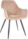 Миниатюра изображения товара Стул Signal Linea Velvet (бежевый/черный)