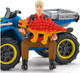 Миниатюра изображения товара Набор фигурок коллекционных Schleich Побег на квадроцикле от велоцираптора / 41466