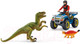 Миниатюра изображения товара Набор фигурок коллекционных Schleich Побег на квадроцикле от велоцираптора / 41466
