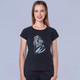 Миниатюра изображения товара Футболка Verally 431П-2 (р.170,176-88-94, леди на черном)