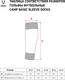 Миниатюра изображения товара Гетры футбольные Jogel Camp Basic Sleeve Socks / JC1GA0223.R2 (р-р 32-34, красный/белый)